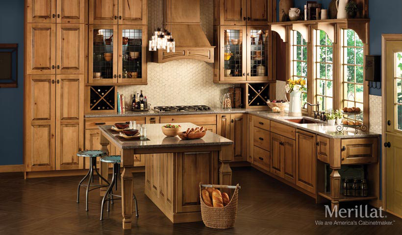 Rustic Maple Kitchen in Husk